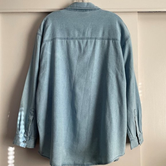 VTG Plus Size Tia Designs Holiday Top/Denim Blouse SET Beaded Embroidered Cat 1X - Picture 11 of 15